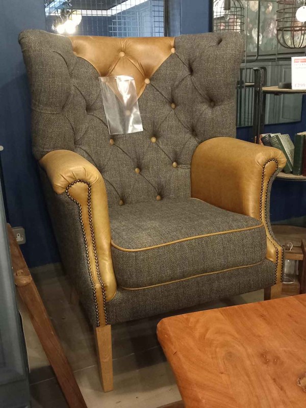 Showroom Clearance: Kensington Wing Chair Showroom Clearance: Kensington Wing Chair