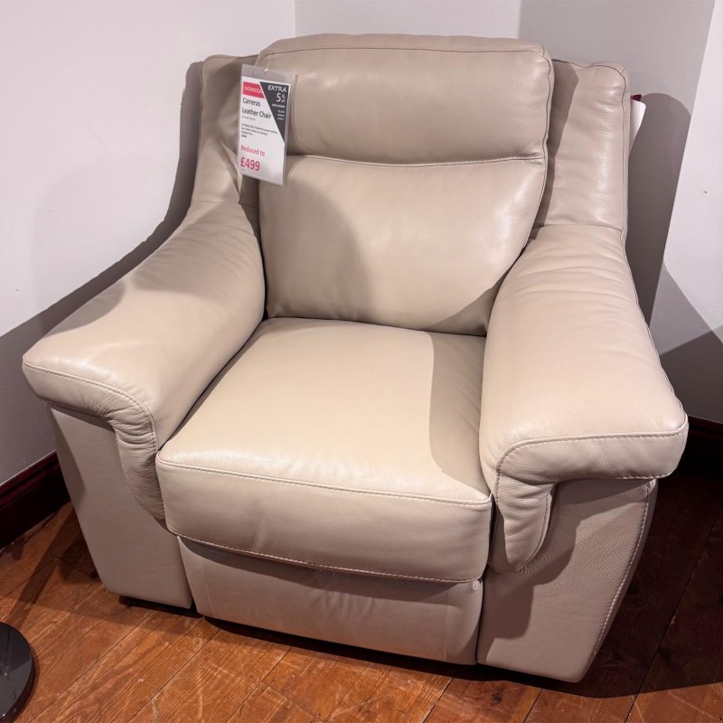 Showroom Clearance: Carreras Leather Chair Showroom Clearance: Carreras Leather Chair