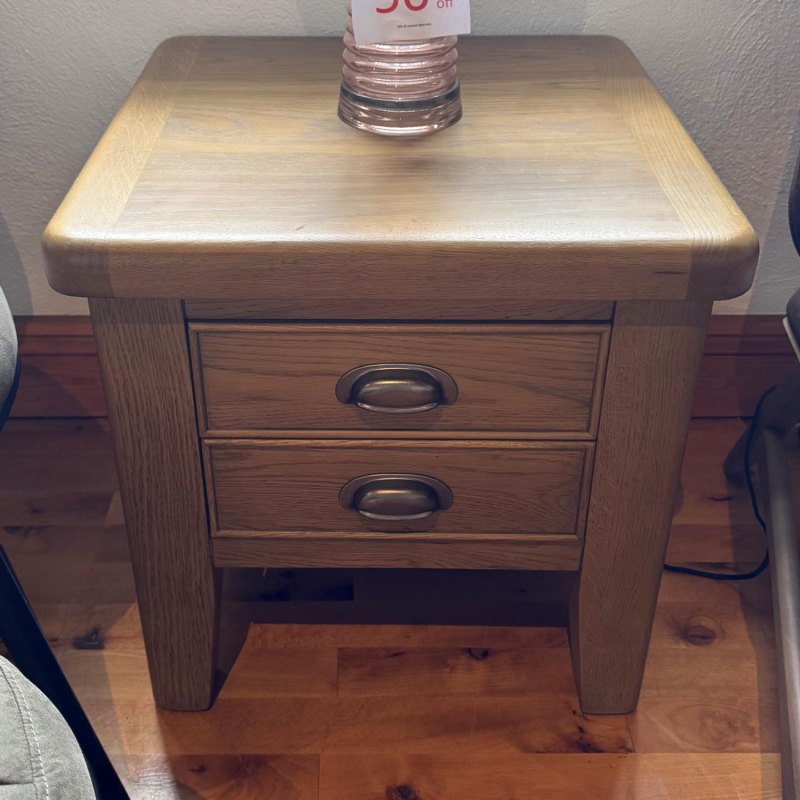 Showroom Clearance: Honiton Oak Lamp Table Showroom Clearance: Honiton Oak Lamp Table