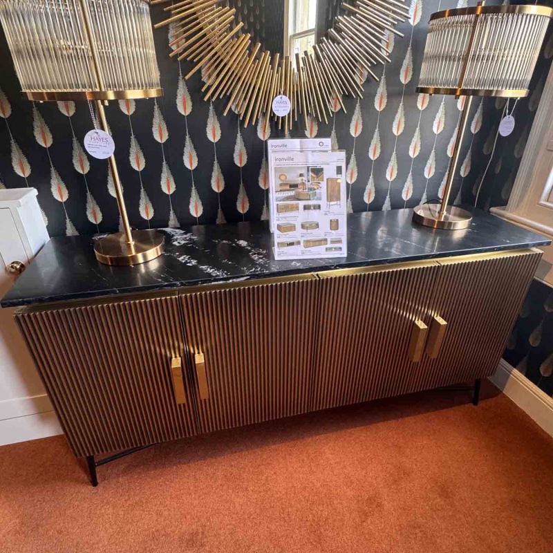 Showroom Clearance: Ironville 7571 4 Door Sideboard Showroom Clearance: Ironville 7571 4 Door Sideboard