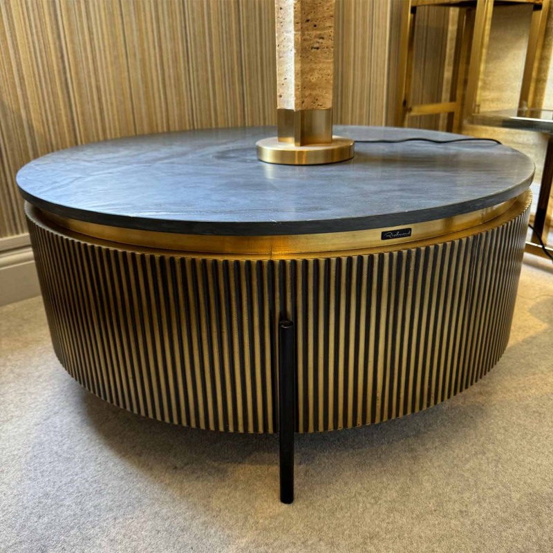 Showroom Clearance: Ironville 7574 Round Coffee Table Showroom Clearance: Ironville 7574 Round Coffee Table