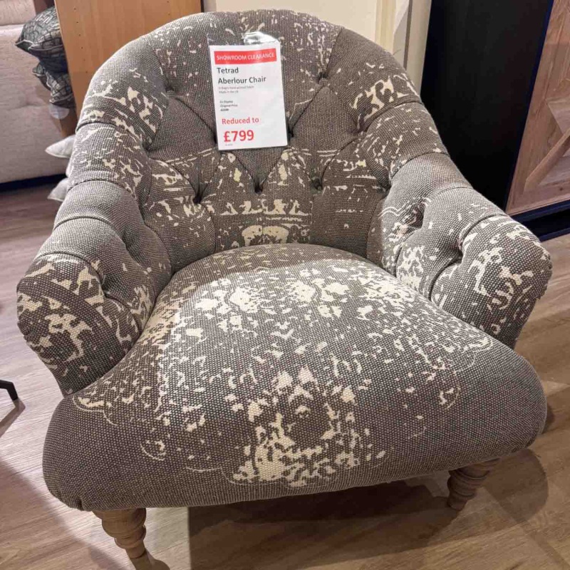 Showroom Clearance: Tetrad Aberlour Chair Showroom Clearance: Tetrad Aberlour Chair
