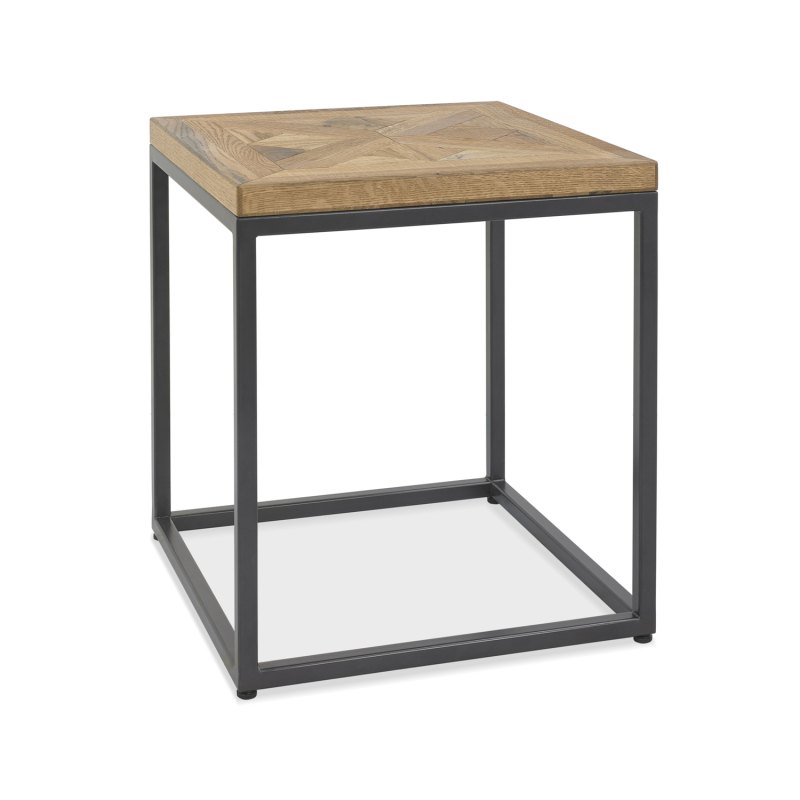 Ravi Rustic Oak Lamp Table Ravi Rustic Oak Lamp Table