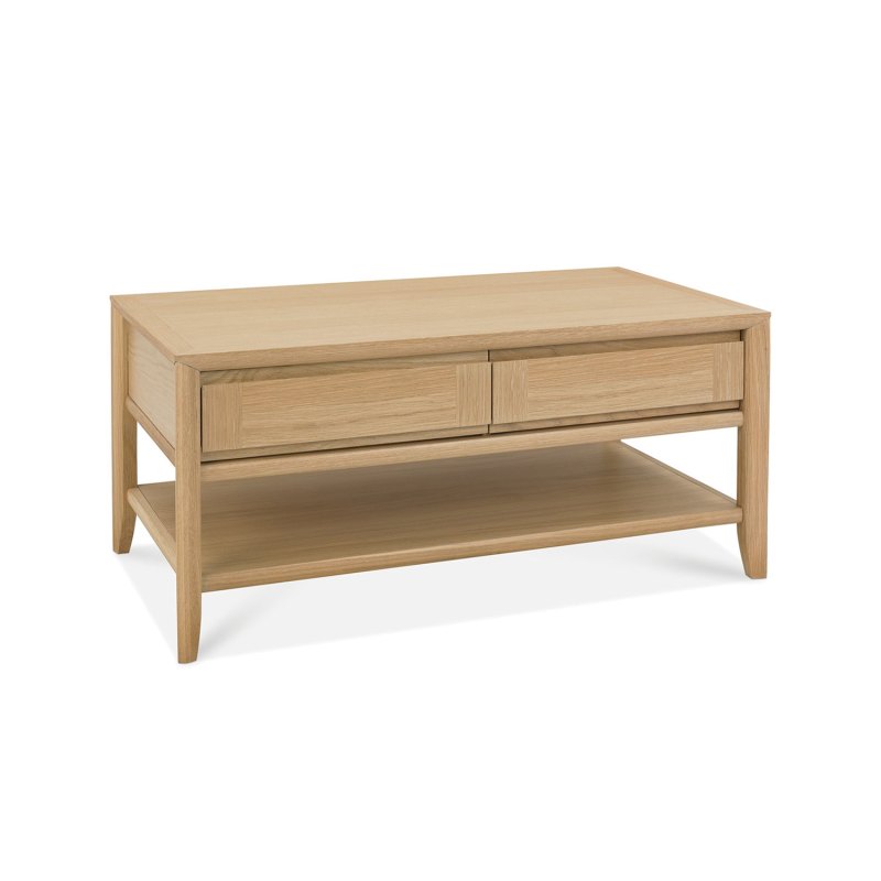 Ibsen Oak Coffee Table With Drawers Ibsen Oak Coffee Table With Drawers
