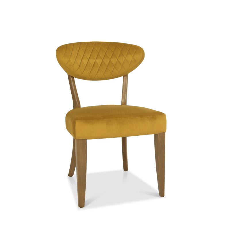 Ellis Rustic Oak Upholstered Dining Chair Ellis Rustic Oak Upholstered Dining Chair