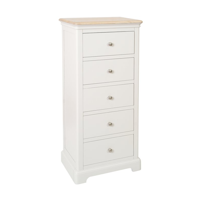 Bideford Painted 5 Drawer Wellington Chest Bideford Painted 5 Drawer Wellington Chest