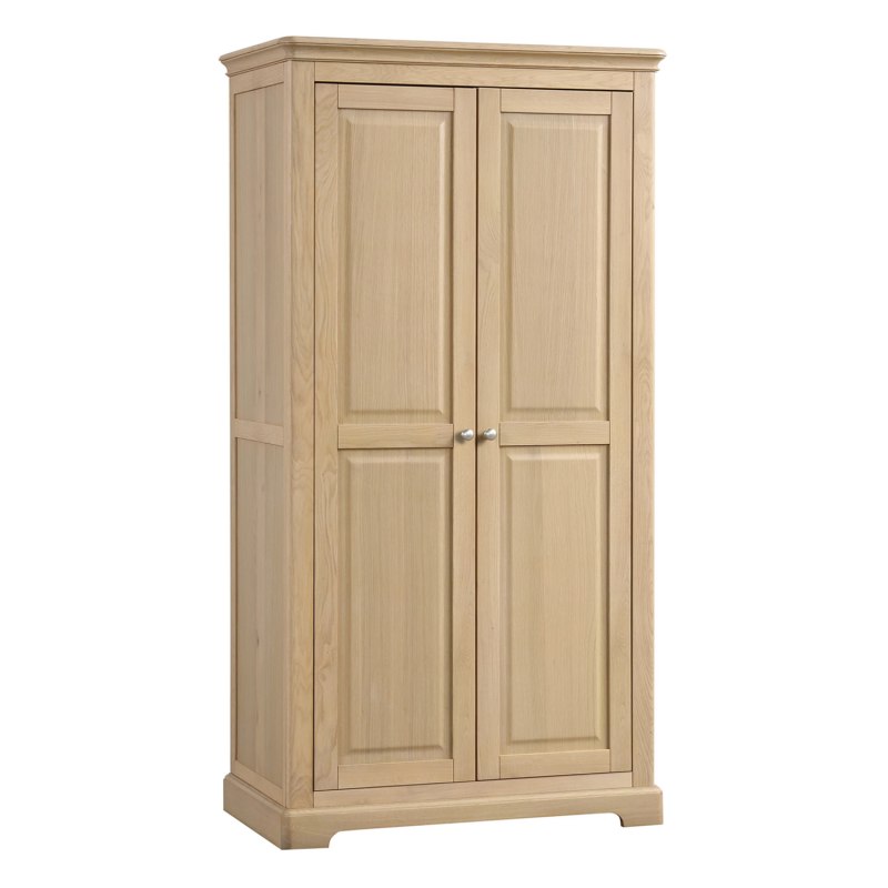 Bideford Oak All Hanging Double Wardrobe Bideford Oak All Hanging Double Wardrobe