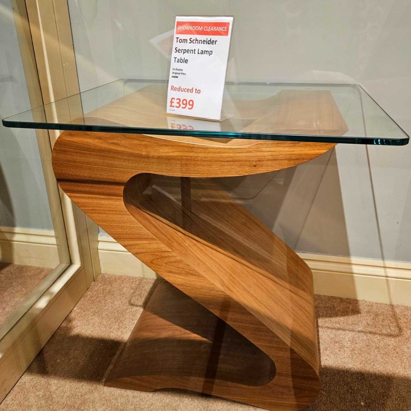 Showroom Clearance: Tom Schneider Serpent Lamp Table Showroom Clearance: Tom Schneider Serpent Lamp Table