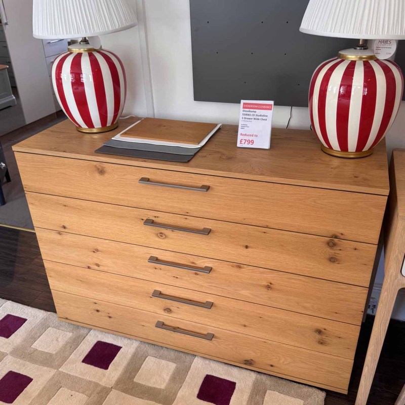Showroom Clearance: Disselkamp CD Studioline 550065 5 Drawer Wide Chest Showroom Clearance: Disselkamp CD Studioline 550065 5 Drawer Wide Chest