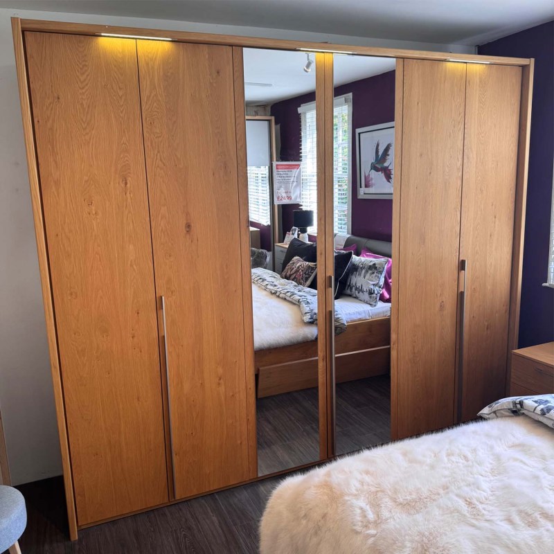 Showroom Clearance: Disselkamp CD Studioline 98280 279cm Wardrobe with Internal Drawers Showroom Clearance: Disselkamp CD Studioline 98280 279cm Wardrobe with Internal Drawers