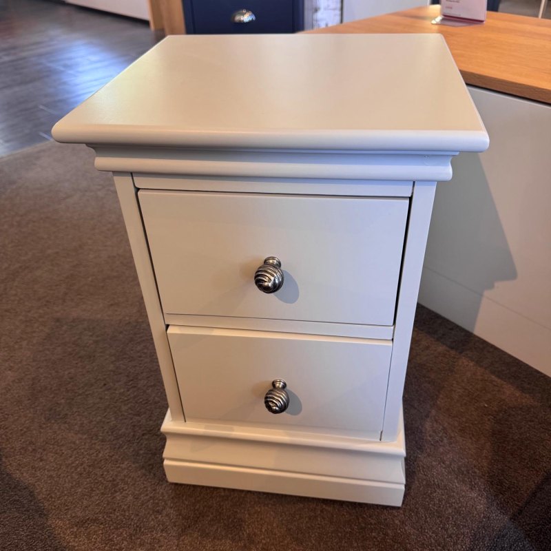 Showroom Clearance: Armance 2 Drawer Narrow Bedside Cabinet Showroom Clearance: Armance 2 Drawer Narrow Bedside Cabinet