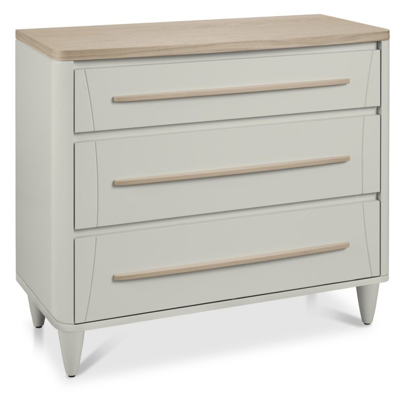 Jansson Oak 3 Drawer Wide Chest Jansson Oak 3 Drawer Wide Chest