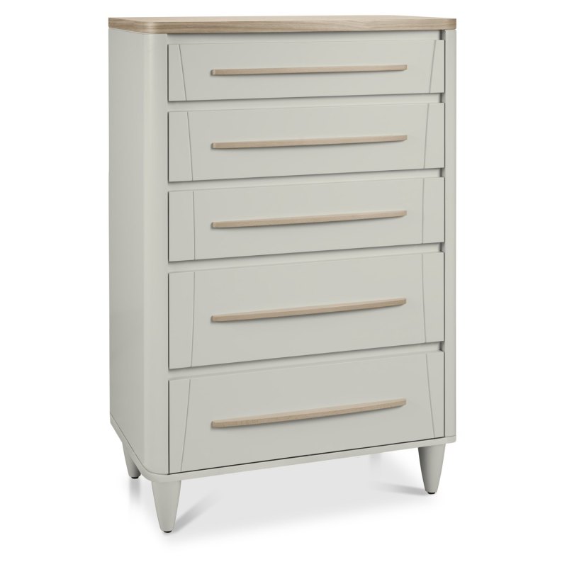 Jansson Oak 5 Drawer Tall Chest Jansson Oak 5 Drawer Tall Chest