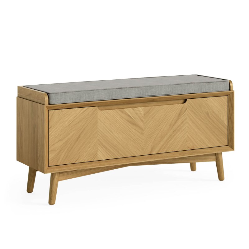Chisholm Oak Storage Bench Chisholm Oak Storage Bench