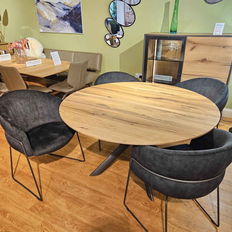 Showroom Clearance: Venjakob Dalo 140cm Extending Dining Table & 5x Maggie Dining Chairs Showroom Clearance: Venjakob Dalo 140cm Extending Dining Table & 5x Maggie Dining Chairs