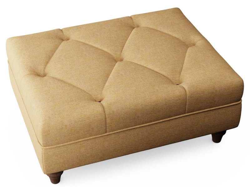 Chuffnell Buttoned Storage Stool Chuffnell Buttoned Storage Stool