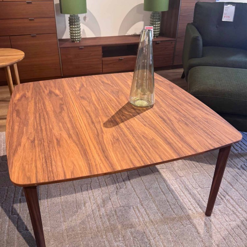 Showroom Clearance: Skovby SM242/265 Square Coffee Table - Walnut Showroom Clearance: Skovby SM242/265 Square Coffee Table - Walnut
