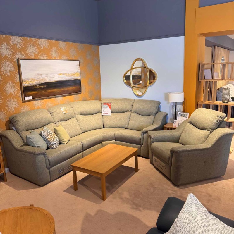 Showroom Clearance: G Plan Firth Corner Sofa & Power Recliner Chair Showroom Clearance: G Plan Firth Corner Sofa & Power Recliner Chair