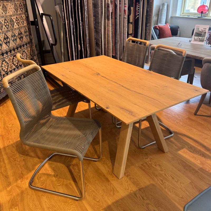 Showroom Clearance: Venjakob Klu 160x90cm Dining Table & 4x Erik Dining Chairs Showroom Clearance: Venjakob Klu 160x90cm Dining Table & 4x Erik Dining Chairs