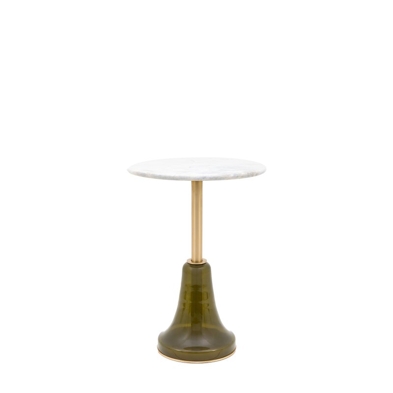 Allende Round Side Table in Dusk Allende Round Side Table in Dusk