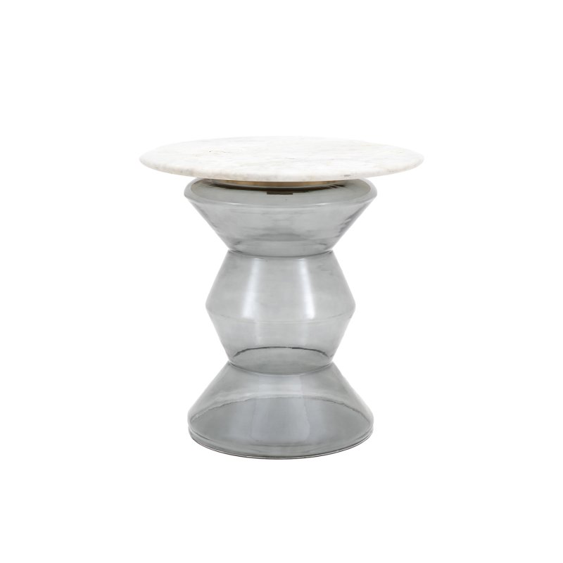 Tasso Round Side Table in Smoke Tasso Round Side Table in Smoke