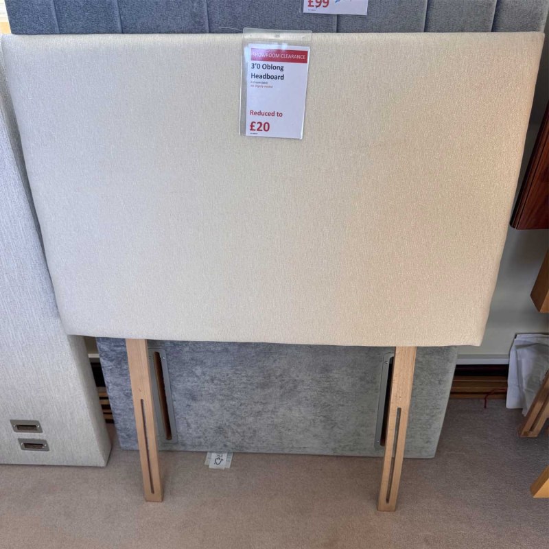 Showroom Clearance: Oblong 3ft Headboard Showroom Clearance: Oblong 3ft Headboard