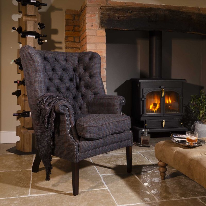 Tetrad Mackenzie Chair in Harris Tweed | TR Hayes