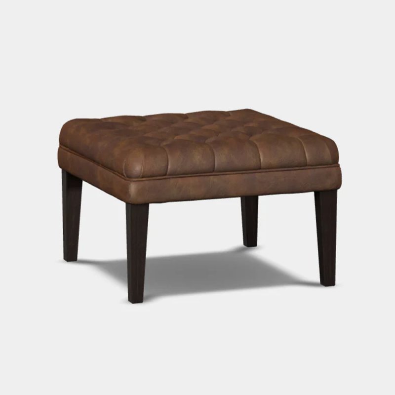 Tetrad Mackenzie Stool in All Leather Tetrad Mackenzie Stool in All Leather