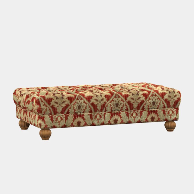 Tetrad Elgar Buttoned Footstool Tetrad Elgar Buttoned Footstool