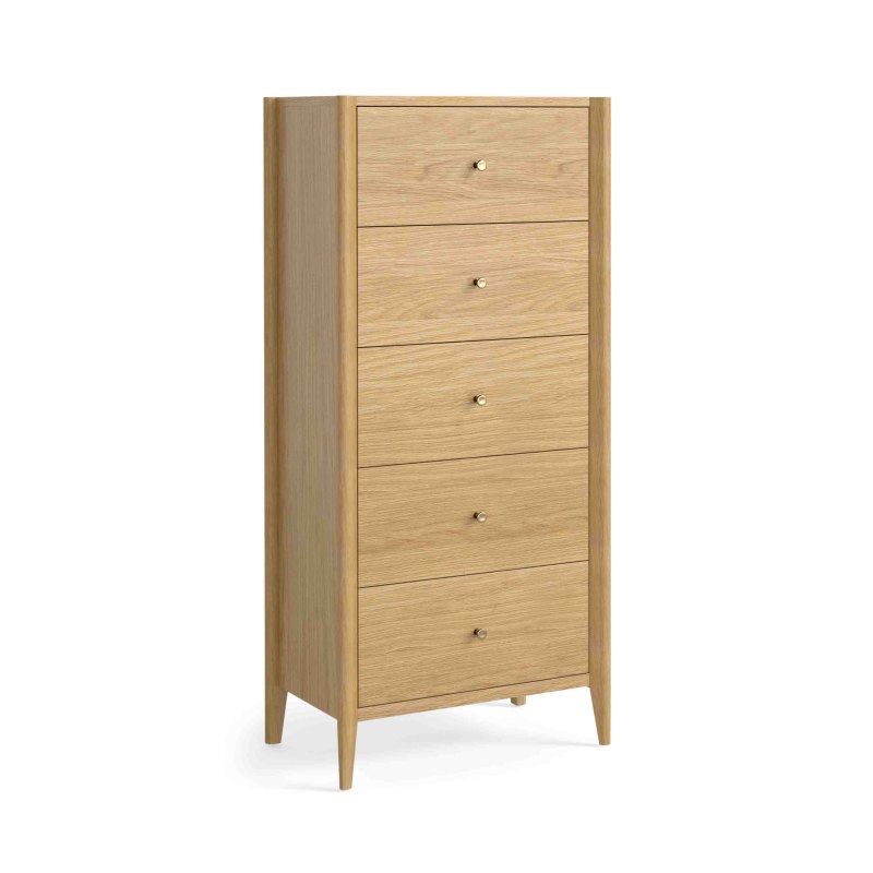 Paterson Natural 5 Drawer Tallboy Paterson Natural 5 Drawer Tallboy