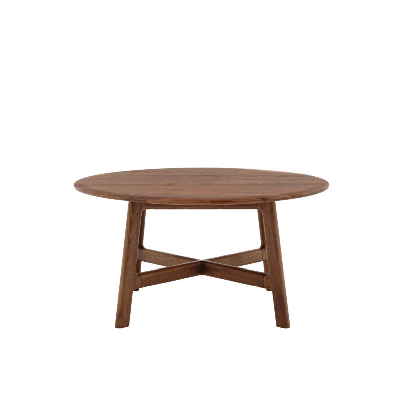 Jacobsen Walnut Round Coffee Table Jacobsen Walnut Round Coffee Table