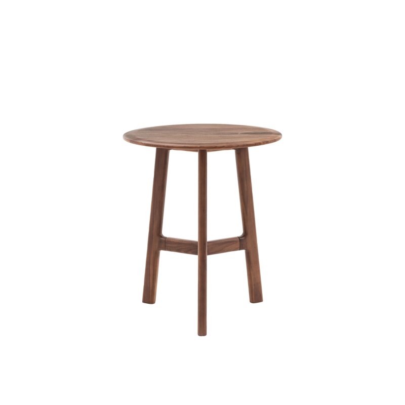 Jacobsen Walnut Round Side Table Jacobsen Walnut Round Side Table