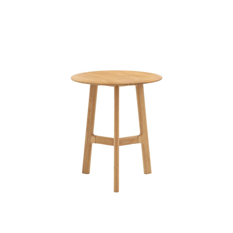 Jacobsen Oak Round Side Table Jacobsen Oak Round Side Table