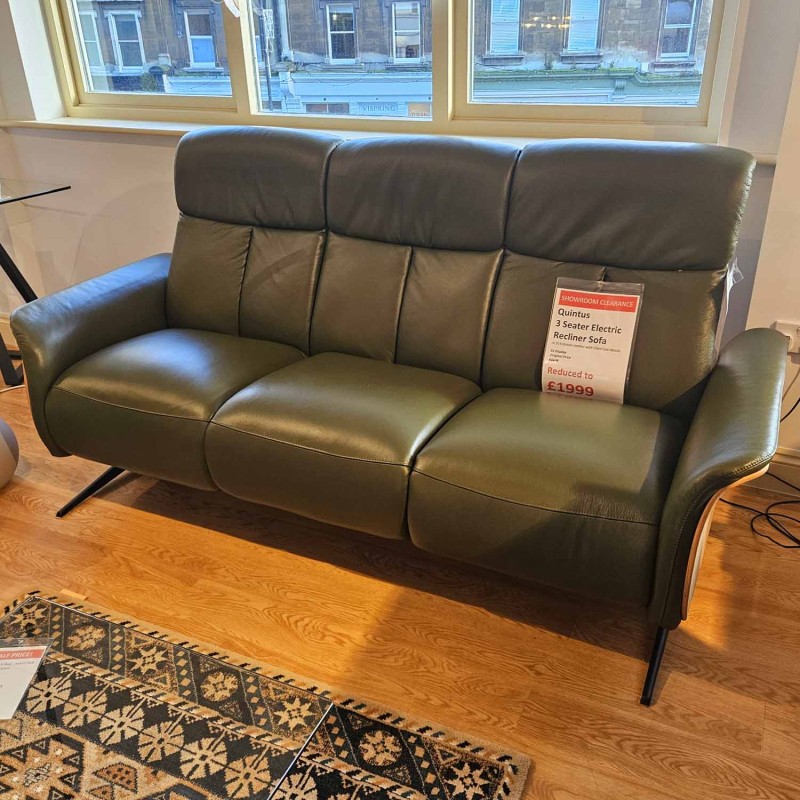 Showroom Clearance: Quintus 3 Seater Electric Recliner Sofa Showroom Clearance: Quintus 3 Seater Electric Recliner Sofa