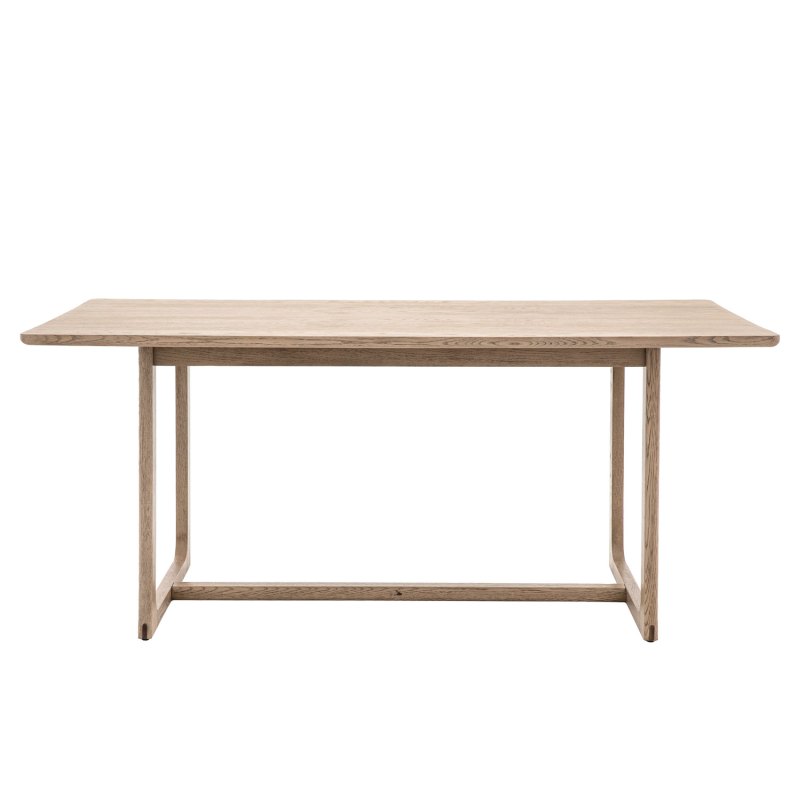 Cadoc Smoked Oak Fixed Dining Table Cadoc Smoked Oak Fixed Dining Table