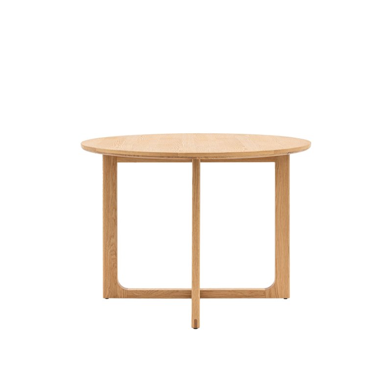 Cadoc Natural Oak Round Dining Table Cadoc Natural Oak Round Dining Table