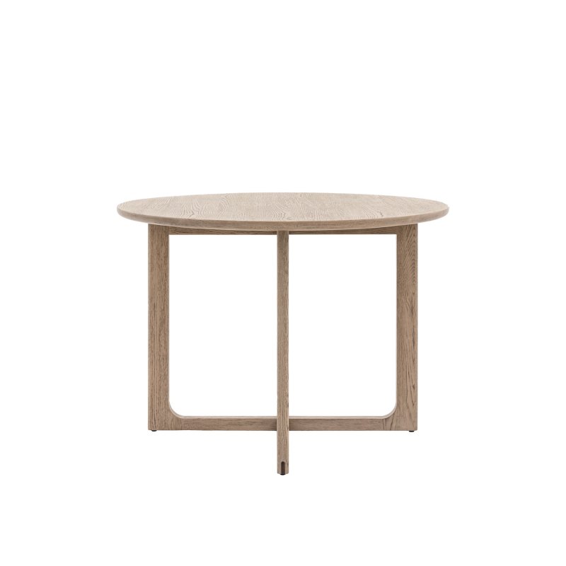 Cadoc Smoked Oak Round Dining Table Cadoc Smoked Oak Round Dining Table