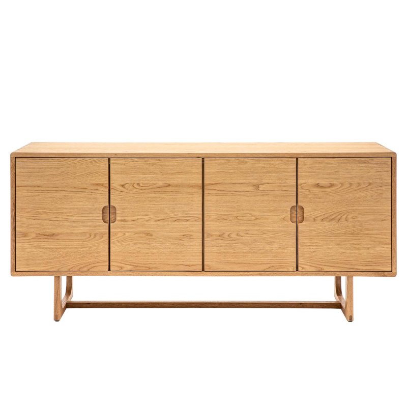 Cadoc Natural Oak 4 Door Sideboard Cadoc Natural Oak 4 Door Sideboard