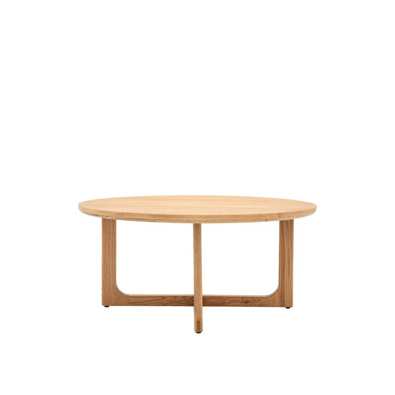 Cadoc Natural Oak Round Coffee Table Cadoc Natural Oak Round Coffee Table