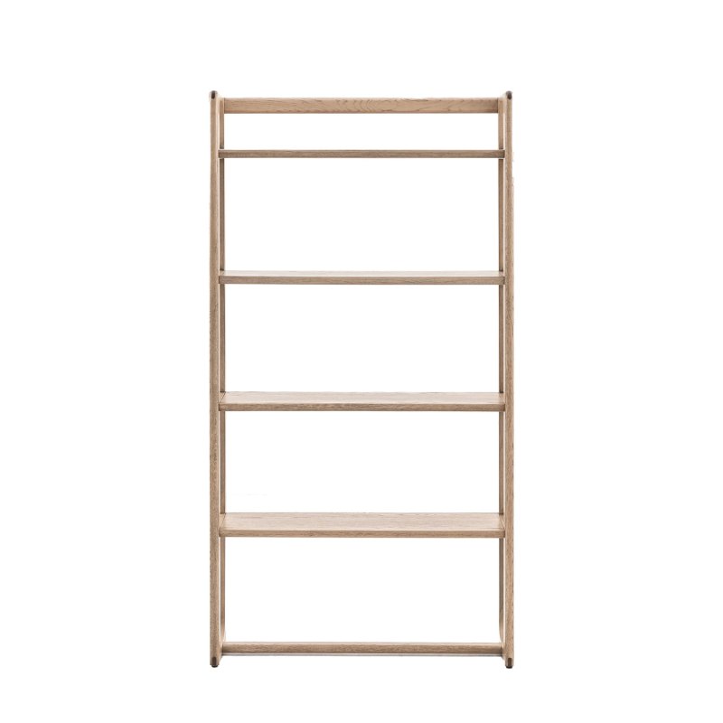Cadoc Smoked Oak Tall Open Display Unit Cadoc Smoked Oak Tall Open Display Unit