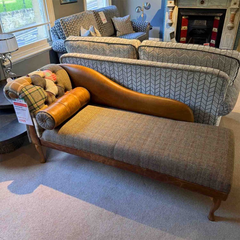 Showroom Clearance: Patchwork Chester Chaise Showroom Clearance: Patchwork Chester Chaise