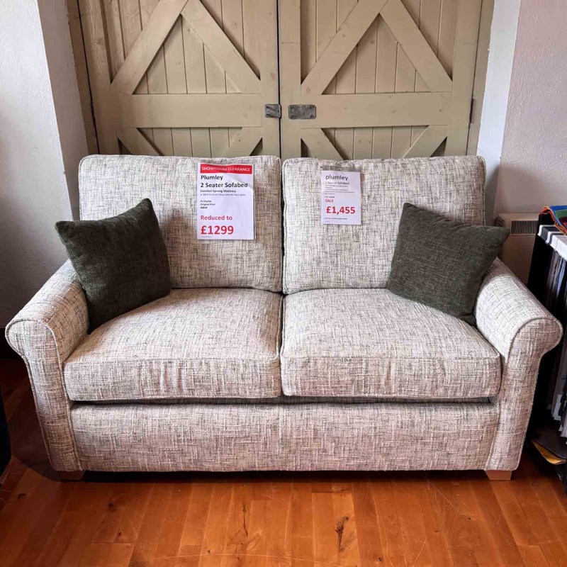 Showroom Clearance: Plumley 2 Seater Sofabed Showroom Clearance: Plumley 2 Seater Sofabed