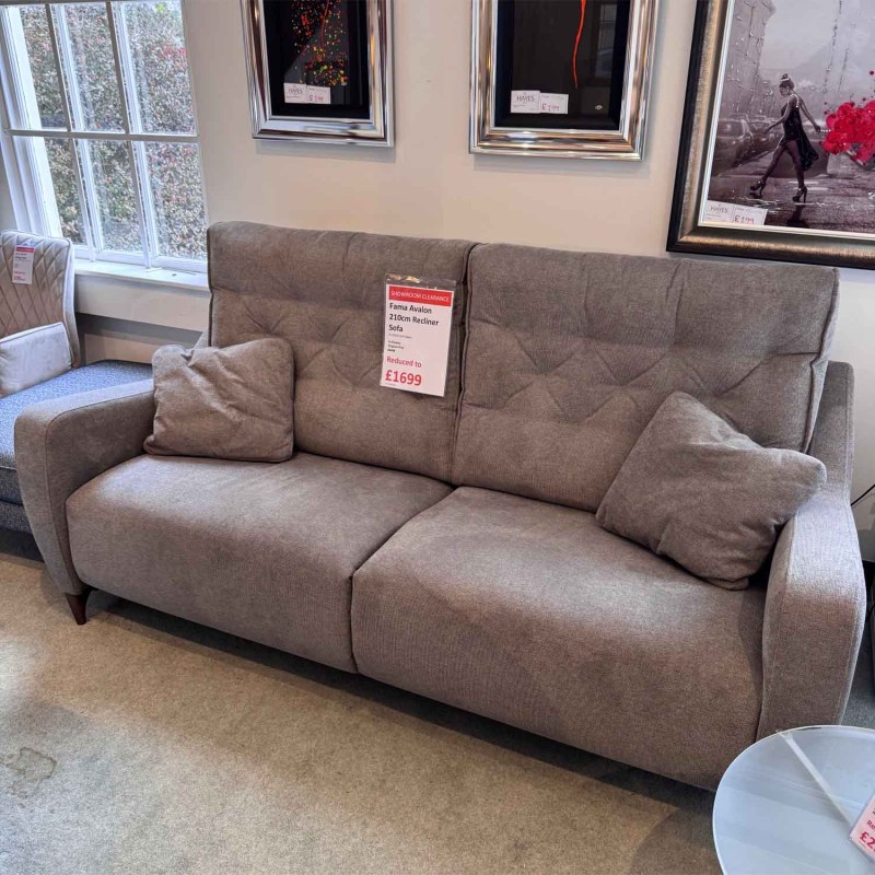 Showroom Clearance: Fama Avalon 210cm Recliner Sofa Showroom Clearance: Fama Avalon 210cm Recliner Sofa
