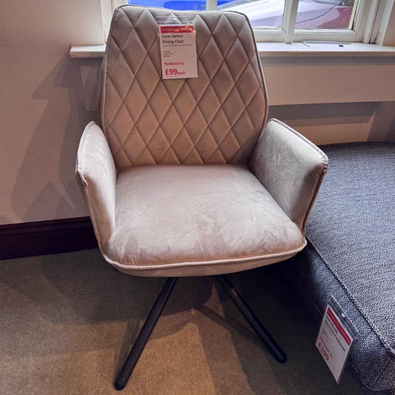 Showroom Clearance: Zane Swivel Dining Chair Showroom Clearance: Zane Swivel Dining Chair