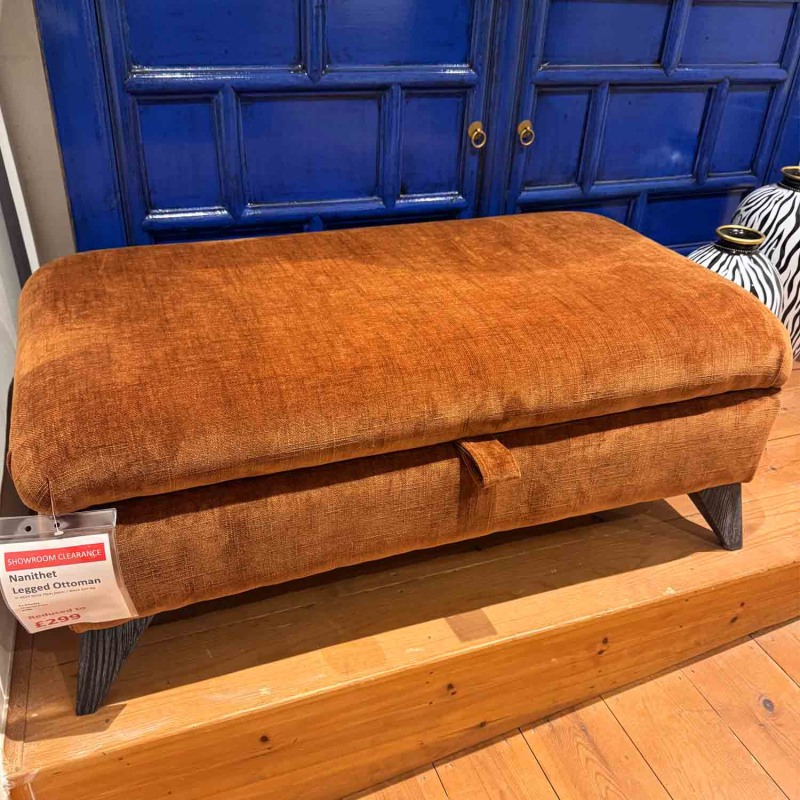 Showroom Clearance: Nanithet Legged Ottoman Showroom Clearance: Nanithet Legged Ottoman