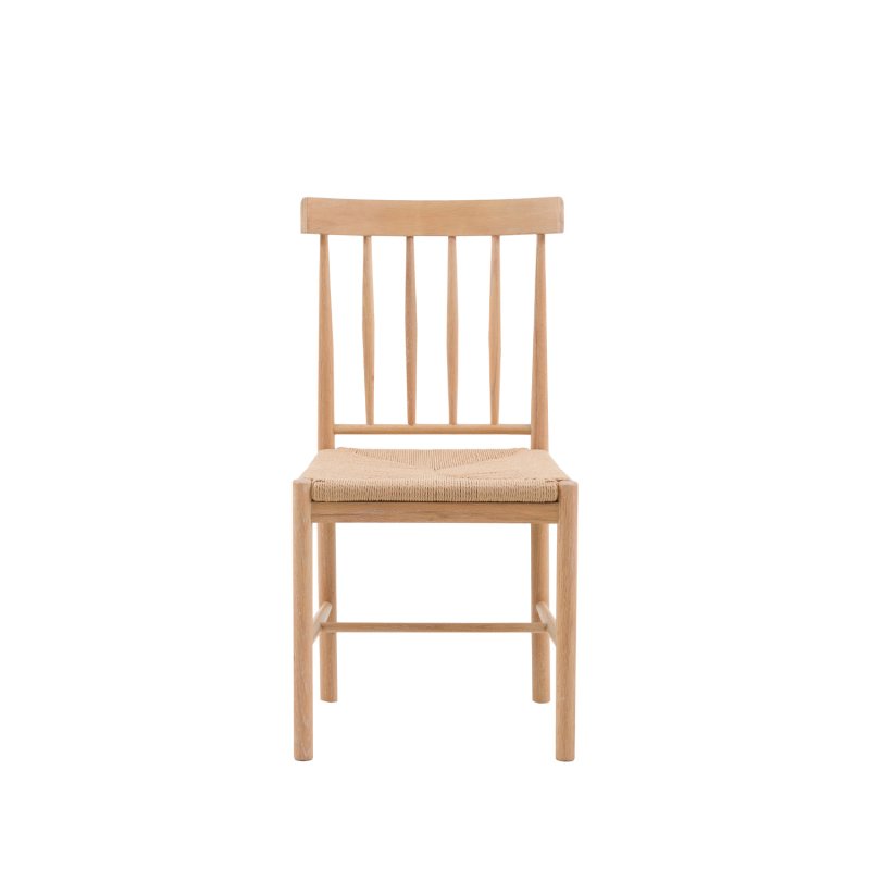 Ethan Oak Dining Chair with Woven Seat (Pair of 2) Ethan Oak Dining Chair with Woven Seat (Pair of 2)