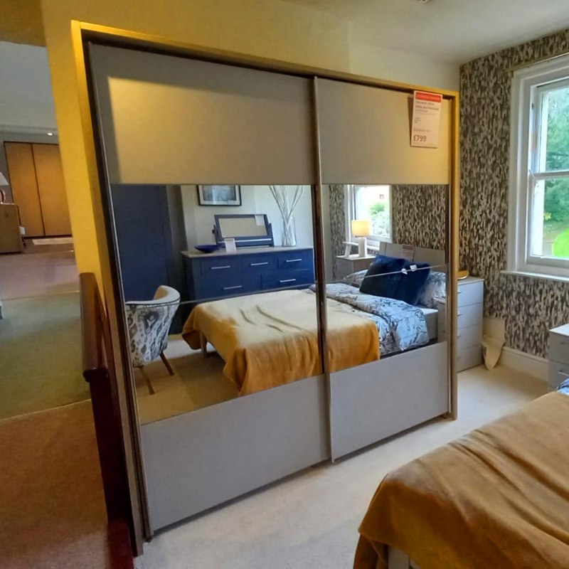 Showroom Clearance: Entremont 181cm Sliding Door Wardrobe Showroom Clearance: Entremont 181cm Sliding Door Wardrobe