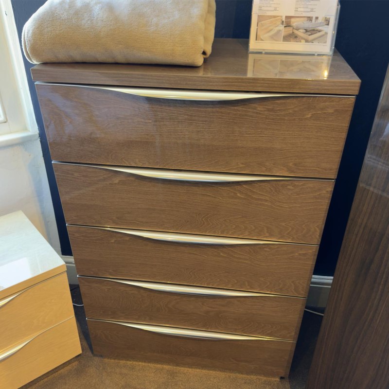 Showroom Clearance: Pavarolo Tall 5 Drawer Chest Showroom Clearance: Pavarolo Tall 5 Drawer Chest