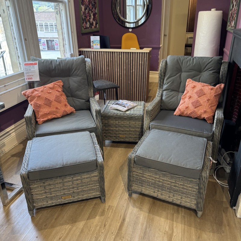 Showroom Clearance: Cranleigh High Back Reclining Chair Set Showroom Clearance: Cranleigh High Back Reclining Chair Set