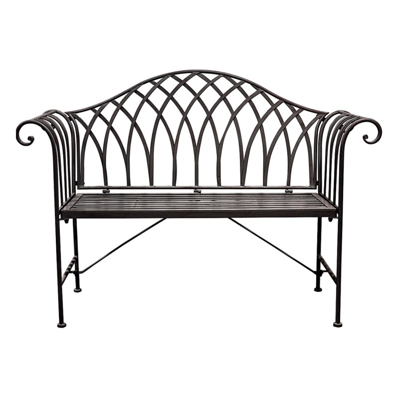 Denmans Garden Bench in Black Denmans Garden Bench in Black